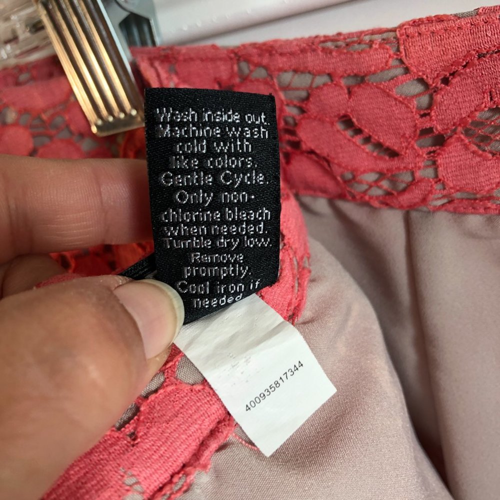 Pink Tea Rose Skirt Apt 9 - Picture 6 of 6